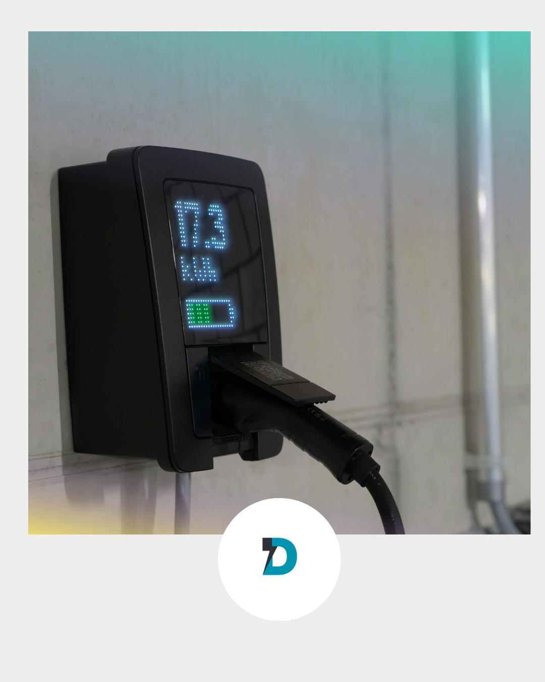 ds elec electrique borne dans garage