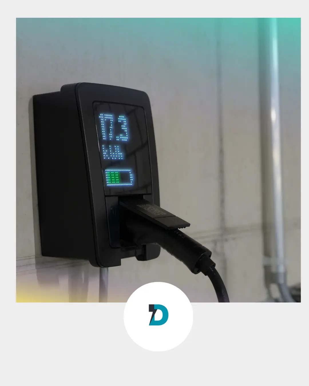 ds elec electrique borne dans garage